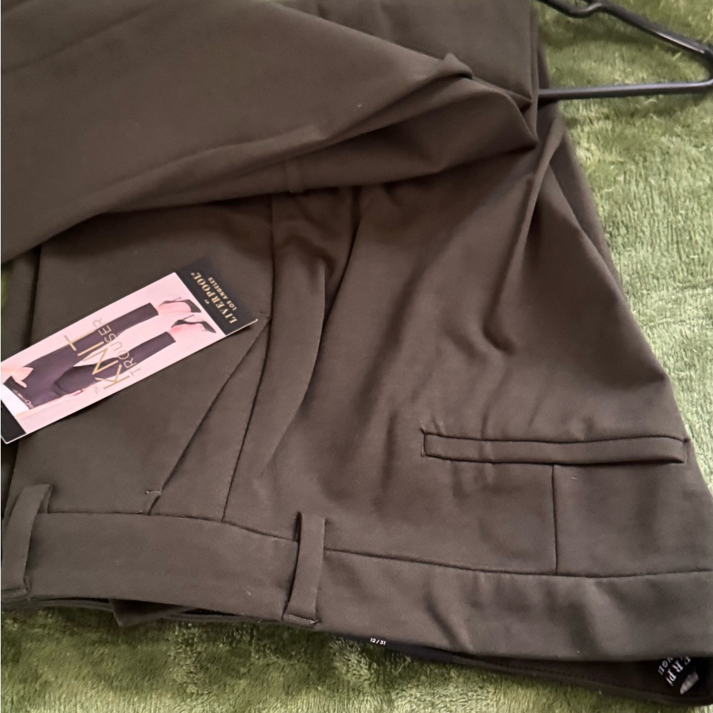 Liverpool Los Angeles Kelsey Knit ‘Olive Branch’ Trousers - Picture 2 of 8